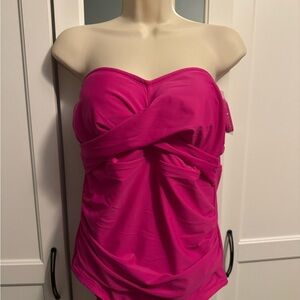 Convertible Pink One Piece Swimsuit NWT size 16